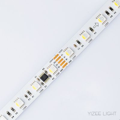 DMX512 Kontrol LED Teyp Rüya Rengi 24V Programlanabilir 5050 RGB LED Şerit