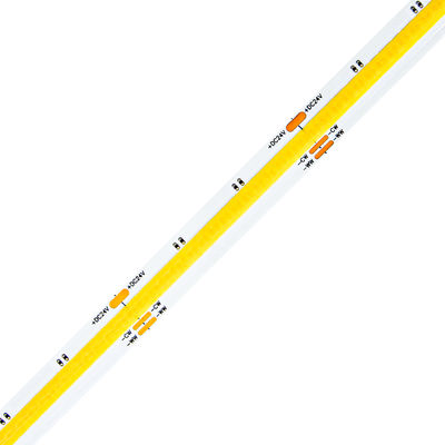 10mm CCT COB LED Şerit Işık 640Chips/M Düzenlenebilir Beyaz Düzenlenebilir LED Şerit