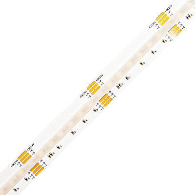 12mm RGB CCT COB LED Şerit DC 24V RGB LED Şerit Dot Free RGBWW Light Tape