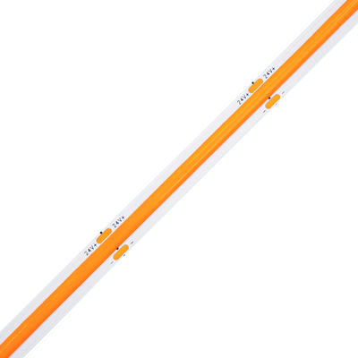 DC24V COB LED Çizgi Işık COB LED Çizgi Işıklar 8mm Genişlik Amber Renkli LED Çizgi