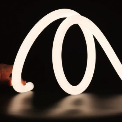 D25mm Yuvarlak Neon LED şerit ışığı 360° Yuvarlak Silikon Neon Şerit